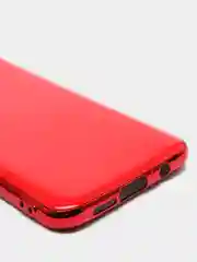 Красный чехол Xiaomi Redmi Note 8 Pro, Сяоми Редми Нот 8 Про силиконовый с глянцевой рамкой