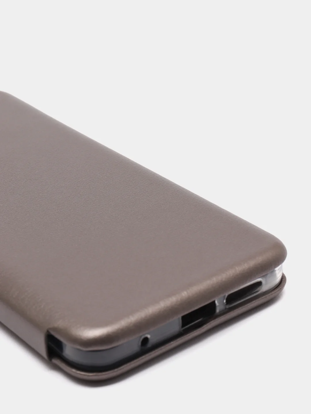 Серебряный чехол-книжка Xiaomi Redmi Note 11 4G, Redmi Note 11S, Сяоми Редми Нот 11 4G, Нот 11С