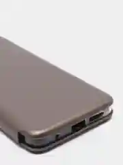 Серебряный чехол-книжка Xiaomi Redmi Note 11 4G, Redmi Note 11S, Сяоми Редми Нот 11 4G, Нот 11С