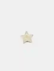 Серебряный пластиковая звезда