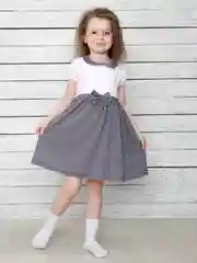 Белый детские платья