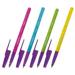 Ручка шариковая Color mix синяя