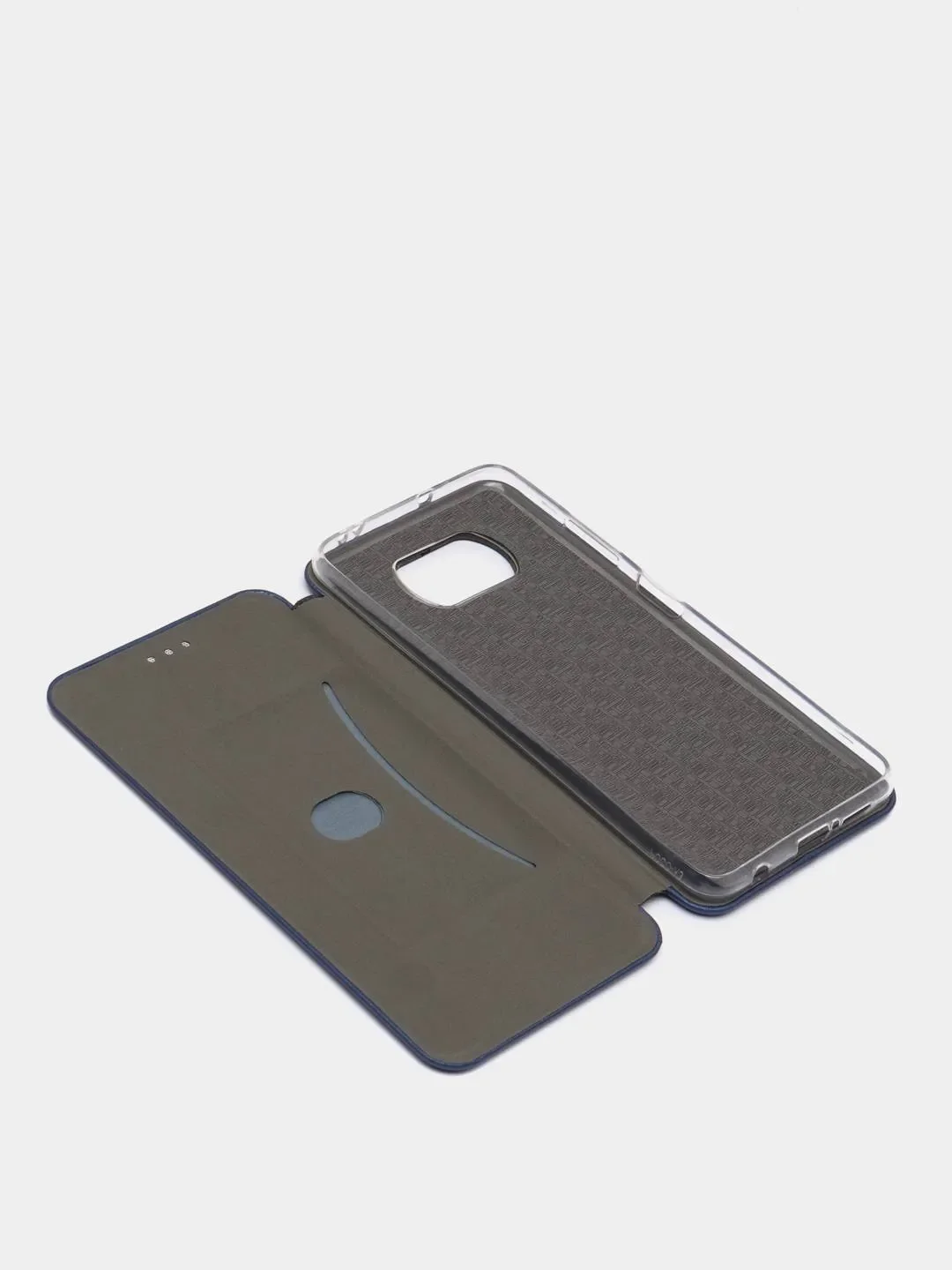 Синий чехол книжка Xiaomi Poco X3 / X3 Pro с магнитом