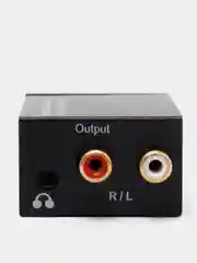 Аудио переходник, конвертер цифрового звука optical toslink в аналоговый RCA тюльпаны/3,5