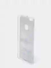 Серый чехол Huawei P10 Lite / Nova Lite силиконовый с рисунком, блестками и усиленными углами