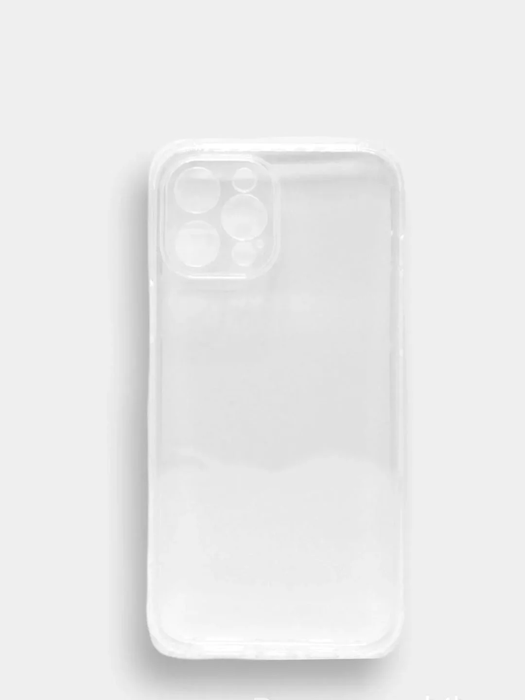 Чехол противоударный iPhone 12 PRO MAX силиконовый прозрачный с защитой камер, усиленный