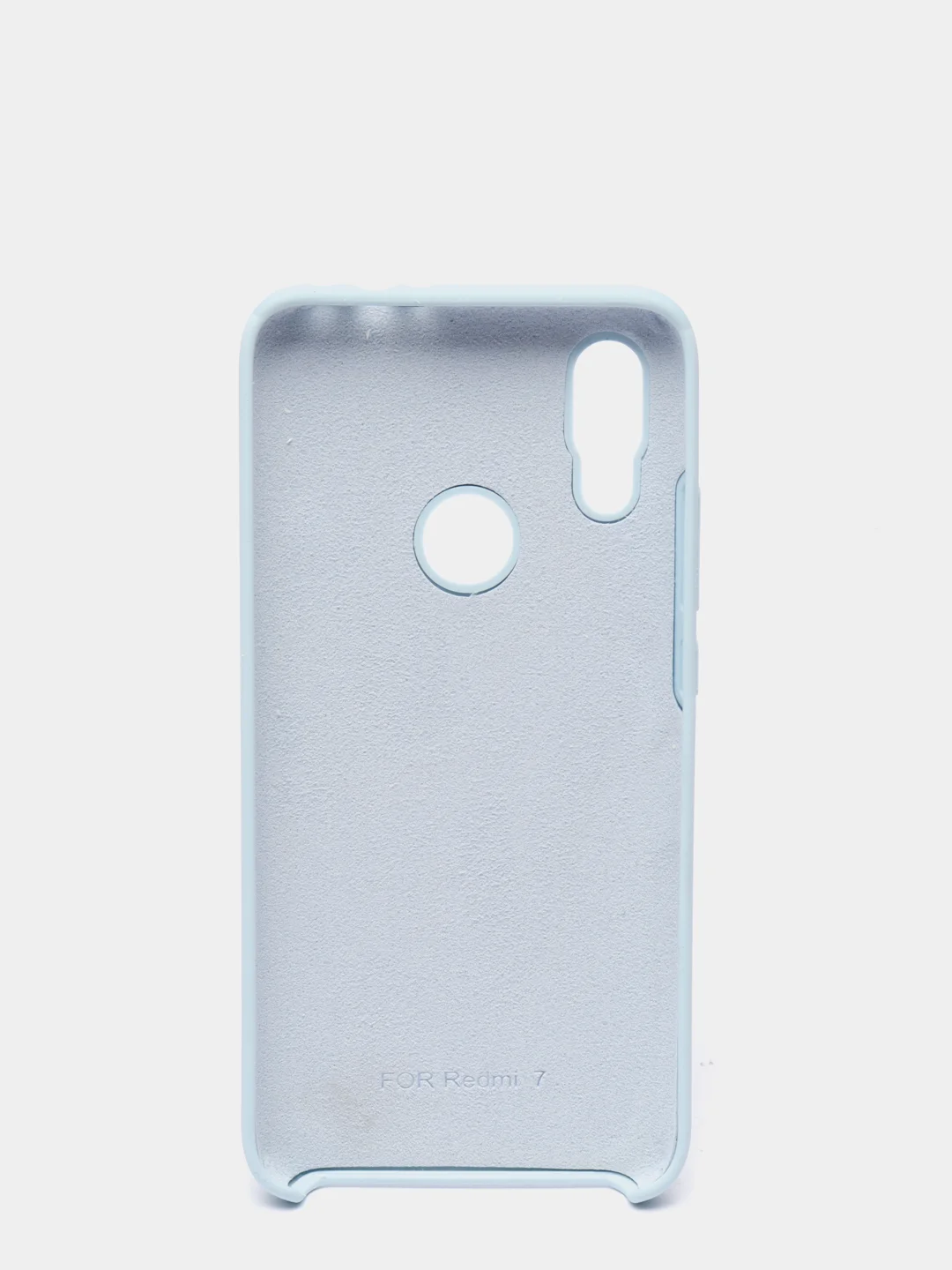 Небесно-голубой чехол Xiaomi Redmi 7, Сяоми Редми 7 силиконовый Silicone case