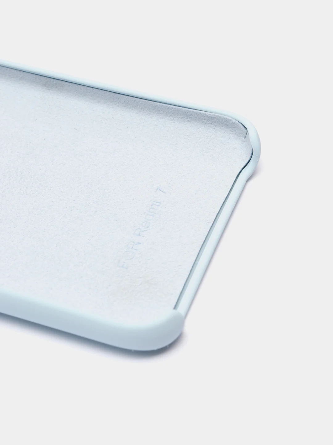 Небесно-голубой чехол Xiaomi Redmi 7, Сяоми Редми 7 силиконовый Silicone case