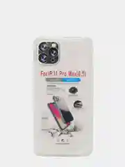 Силиконовый чехол iPhone 11 PRO MAX усиленные углы, защита вокруг камер, прозрачный