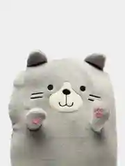 Серый мягкая игрушка Кот подушка 40 см / игрушка-подушка / котик