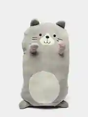 Серый мягкая игрушка Кот подушка 40 см / игрушка-подушка / котик
