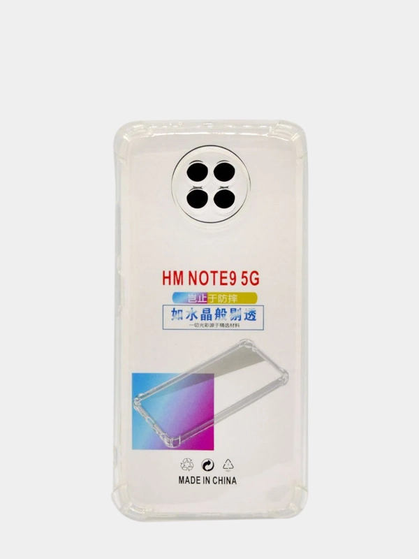 Чехол для Xiaomi Redmi Note 9T, Redmi Note 9 5G с защитой камер, прозрачный