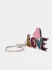 Голубой брелок LOVE