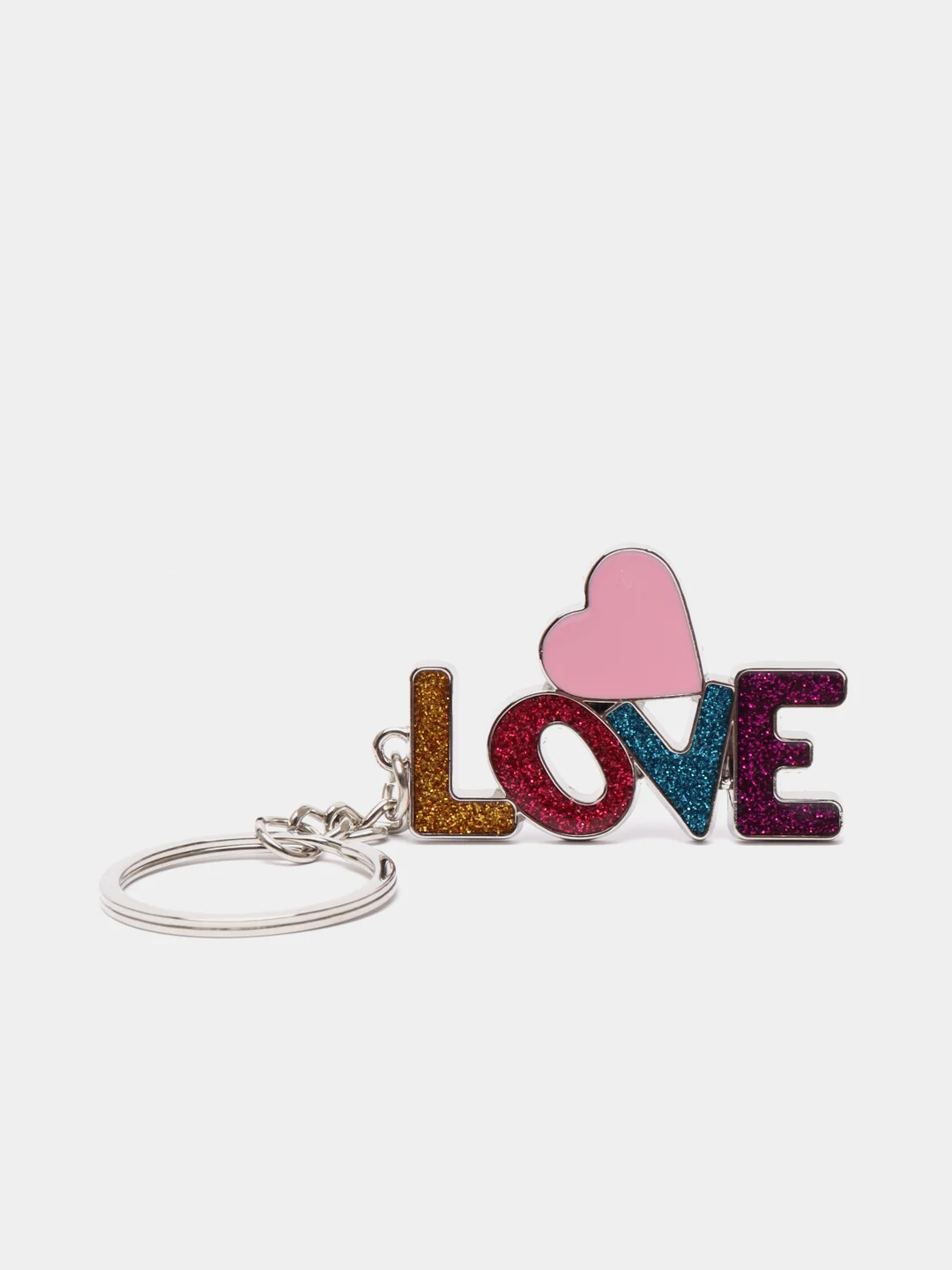 Голубой брелок LOVE