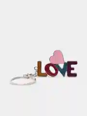 Голубой брелок LOVE