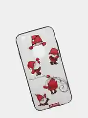 Белый чехол силиконовый WK Design с принтом для iPhone 7/8; 7plus/8plus; X