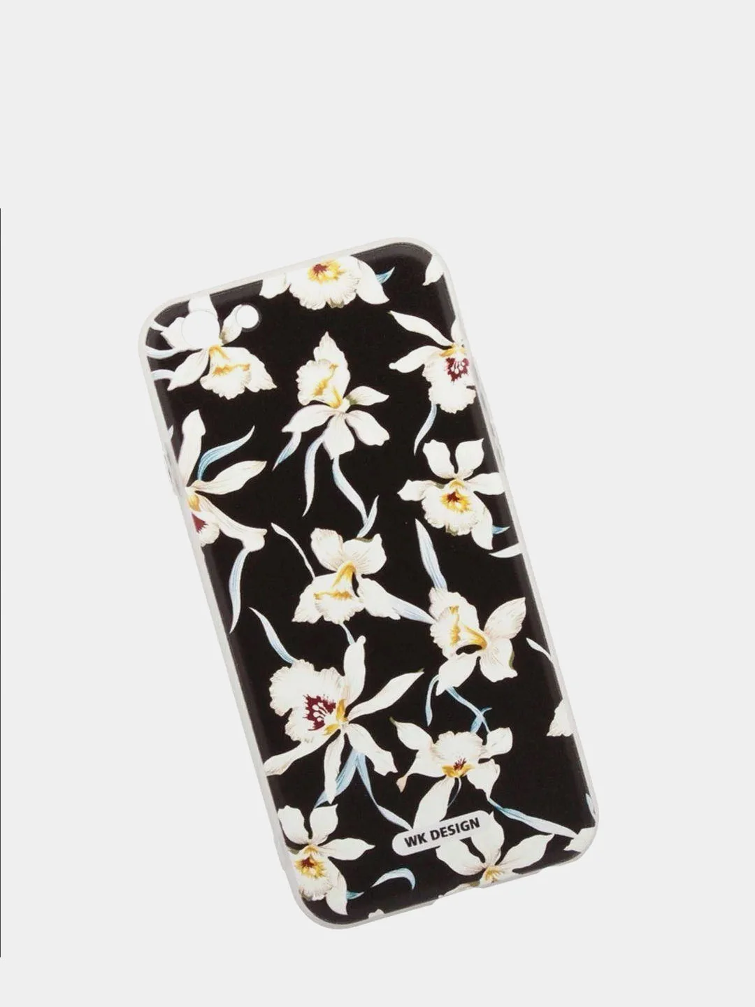 Золотой чехол силиконовый WK Design с принтом для iPhone 7/8; 7plus/8plus; X