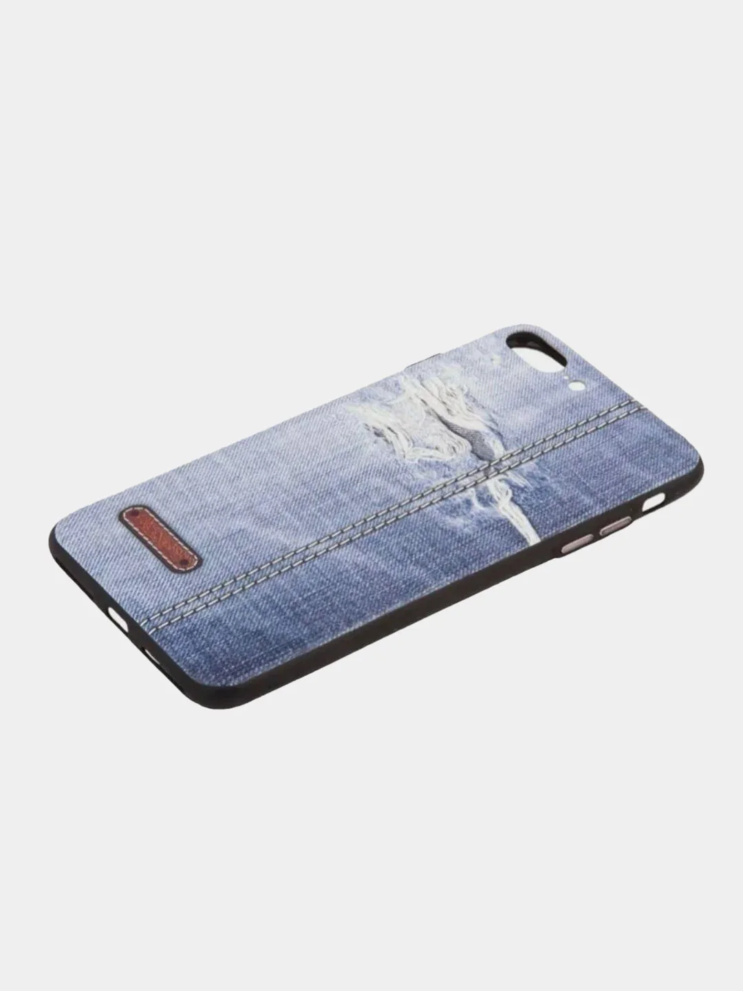 Серый чехол силиконовый WK Design с принтом для iPhone 7/8; 7plus/8plus; X