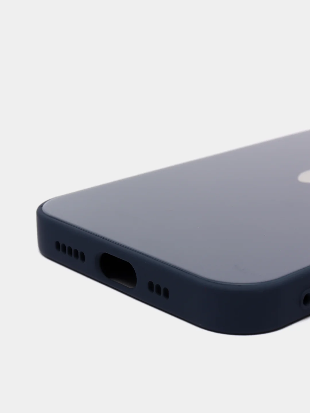 Сиреневый чехол для iPhone 11, 12, 13, 12 Pro Max, 12 Pro, силиконовый, со стеклянной панелью