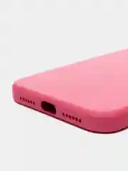 Тёмно-розовый чехол для iPhone 11, 12, 13, 12 Pro Max, 12 Pro, силиконовый, со стеклянной панелью