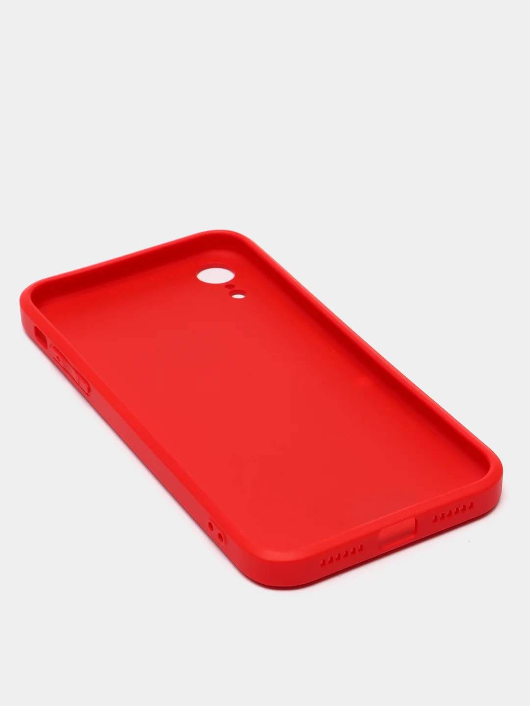 Алый чехол для iPhone 11, 12, 13, 12 Pro Max, 12 Pro, силиконовый, со стеклянной панелью