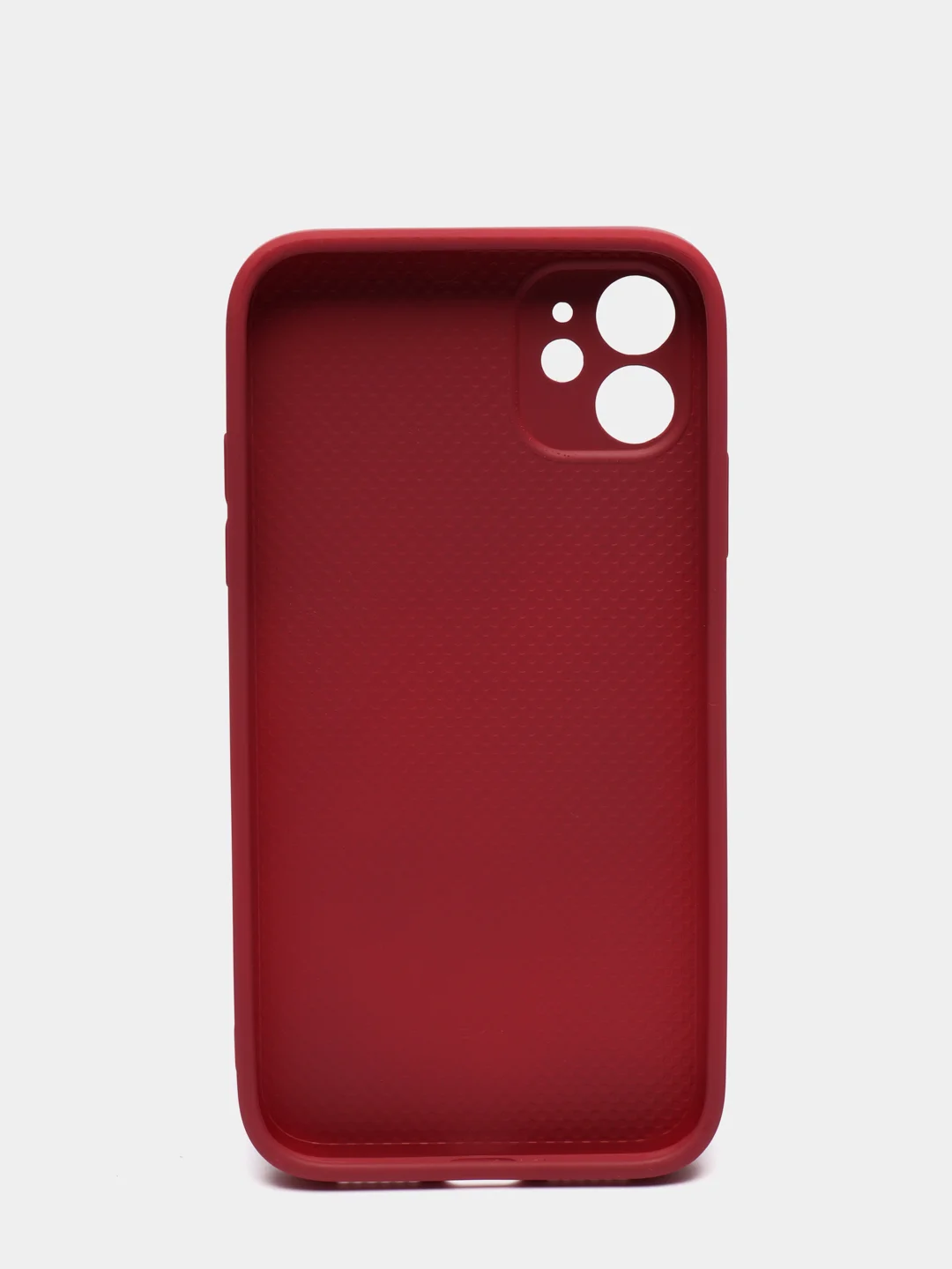 Багровый чехол для iPhone 11, 12, 13, 12 Pro Max, 12 Pro, силиконовый, со стеклянной панелью