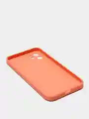 Оранжевый чехол для iPhone 11, 12, 13, 12 Pro Max, 12 Pro, силиконовый, со стеклянной панелью