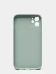 Мятный чехол для iPhone 11, 12, 13, 12 Pro Max, 12 Pro, силиконовый, со стеклянной панелью