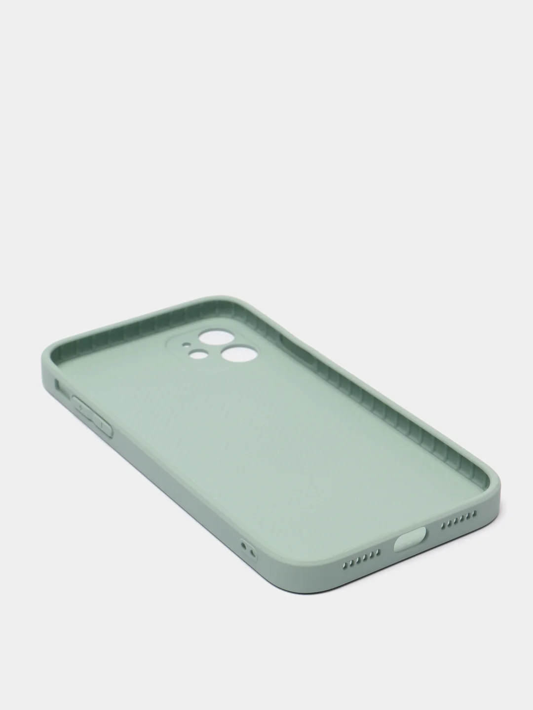 Мятный чехол для iPhone 11, 12, 13, 12 Pro Max, 12 Pro, силиконовый, со стеклянной панелью