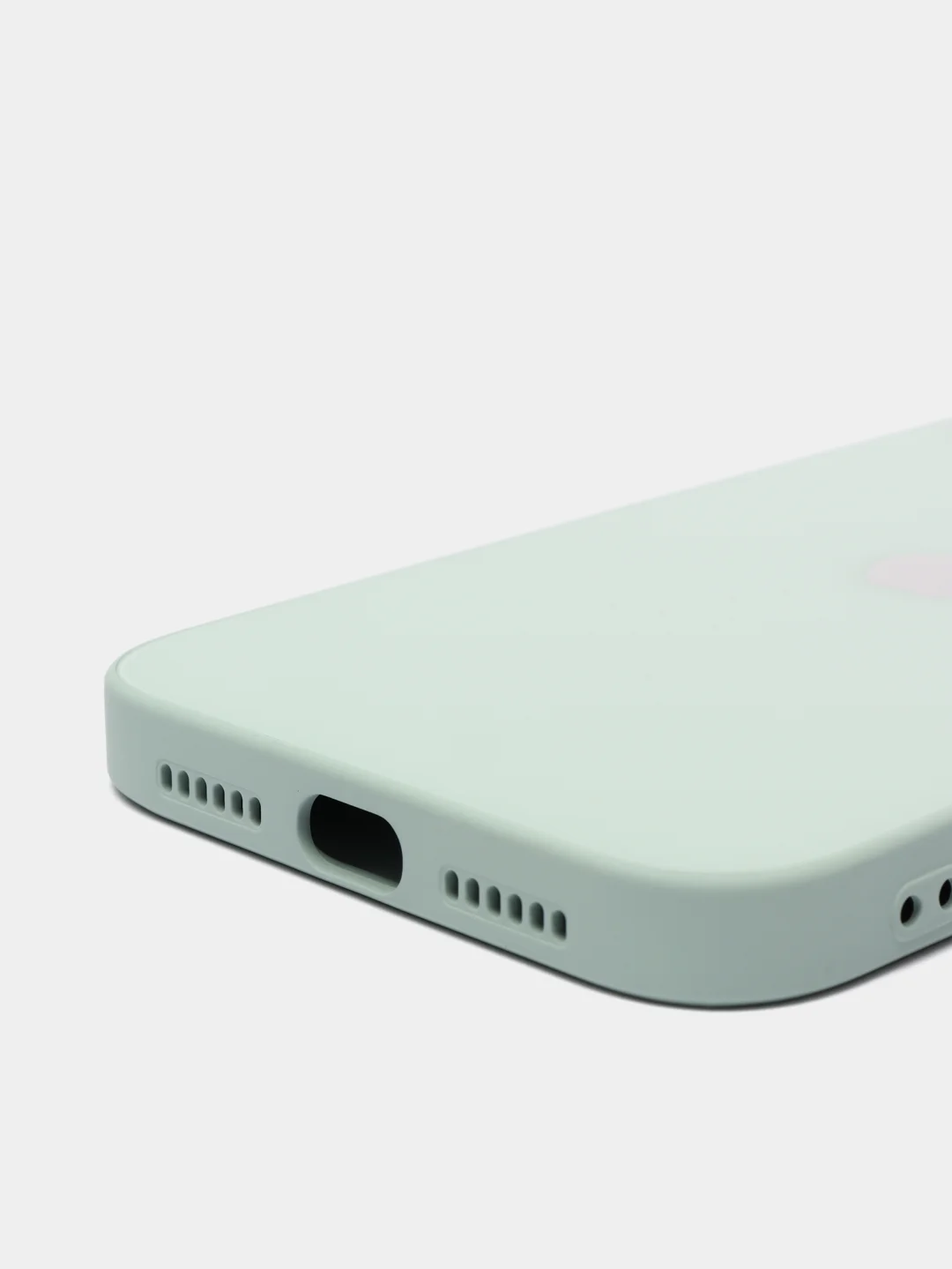 Мятный чехол для iPhone 11, 12, 13, 12 Pro Max, 12 Pro, силиконовый, со стеклянной панелью