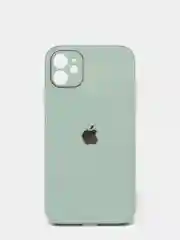 Мятный чехол для iPhone 11, 12, 13, 12 Pro Max, 12 Pro, силиконовый, со стеклянной панелью