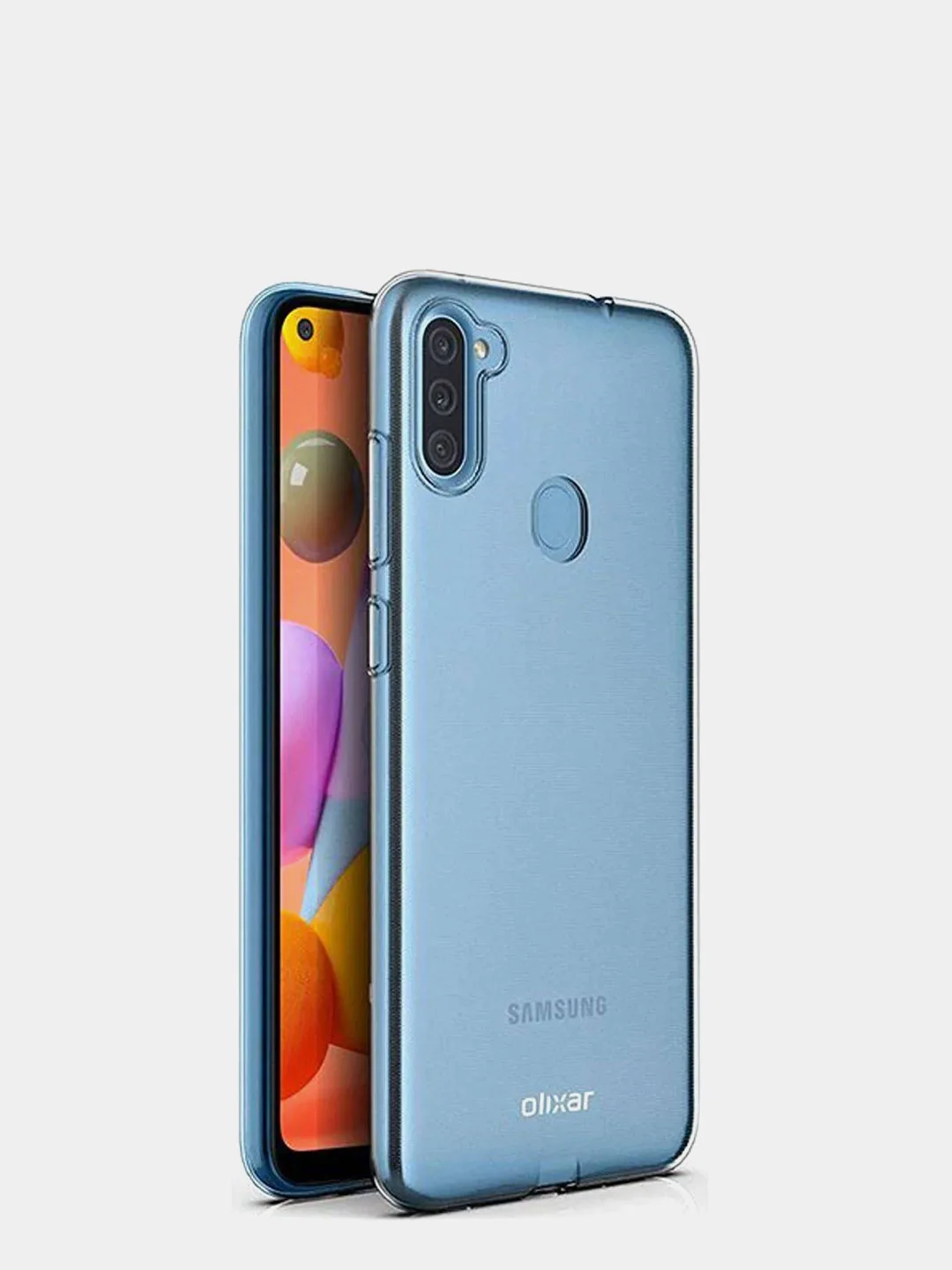 Чехол Samsung Galaxy A11, силиконовый, прозрачный