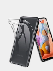 Чехол Samsung Galaxy A11, силиконовый, прозрачный