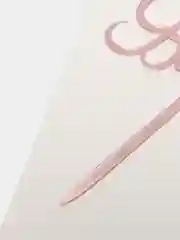 Розовый топпер для торта Happy Birthday