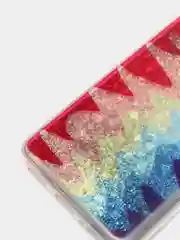 Терракотовый чехол Huawei Honor 10X Lite, Хонор 10Х Лайт силиконовый переливающийся жидкий с блестками