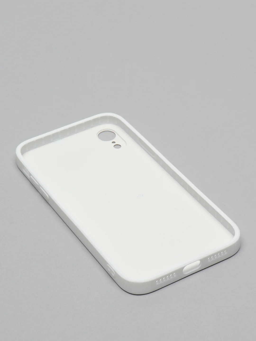 Белый чехол для iPhone 11, 12, 13, 12 Pro Max, 12 Pro, силиконовый, со стеклянной панелью
