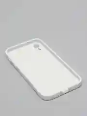 Белый чехол для iPhone 11, 12, 13, 12 Pro Max, 12 Pro, силиконовый, со стеклянной панелью