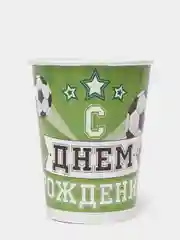 Зеленый набор бумажных стаканов
