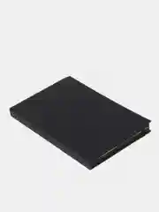 Черный ежедневник недатированный А5 "DoubleBlack"