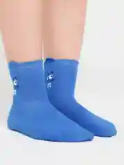 Синий носки детские, хлопоковые, с рисунком, для мальчиков