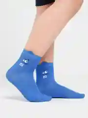 Синий носки детские, хлопоковые, с рисунком, для мальчиков