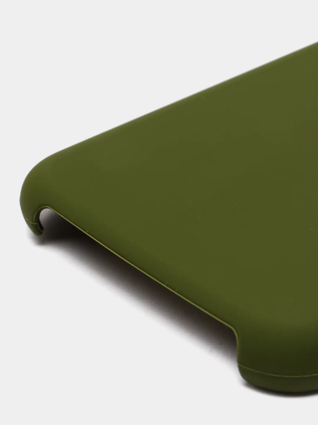 Хаки чехол Silicone Case для iPhone 11, с открытым низом