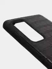 Угольный чехол Huawei Honor 30 Pro+, Honor 30 Pro Plus черный силиконовый, имитация кожи