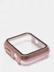 Прозрачный бампер с защитным стеклом для Apple Watch 38/40/42/44 mm