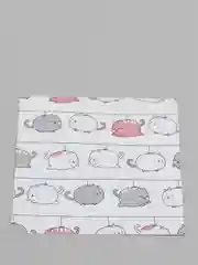 Белый открытка 8x8см кофе, корги, пингвин, мишка