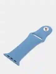 Синий силиконовый ремешок для Apple Watch 38, 42, 40, 44