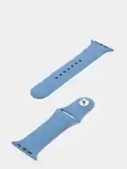 Синий силиконовый ремешок для Apple Watch 38, 42, 40, 44