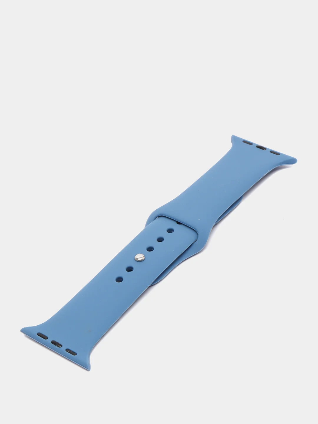 Синий силиконовый ремешок для Apple Watch 38, 42, 40, 44