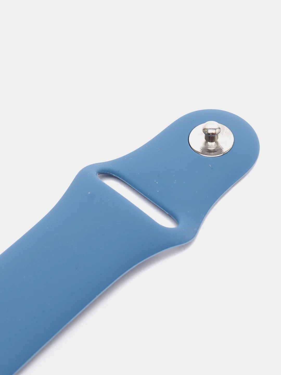 Синий силиконовый ремешок для Apple Watch 38, 42, 40, 44