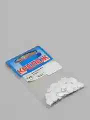 Белый заглушки мебельные, 40 штук
